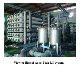 [photo]View of Hitachi Aqua-Tech RO system