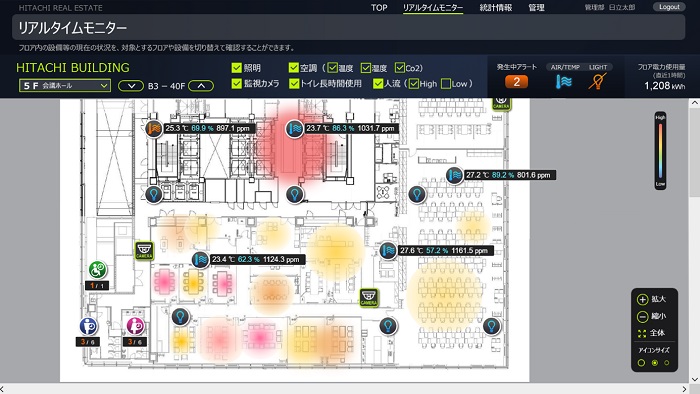 [image]The Screen of the IoT Platform for Buildings-2