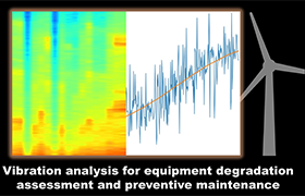 Vibration analysis for equipment degradation assessment and preventive maintenance