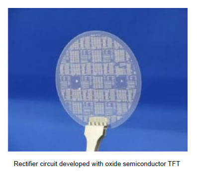 [photo]Rectifier circuit developed with oxide semiconductor TFT