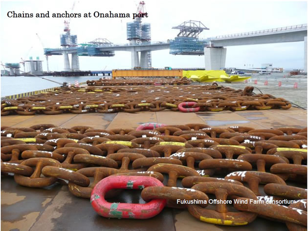 [Photo]Chains and anchors at Onahama port