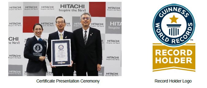 [image](left)Certificate Presentation Ceremony, (right)Record Holder Logo