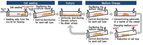 [image]A schematic diagram of automated new 3D culture*10