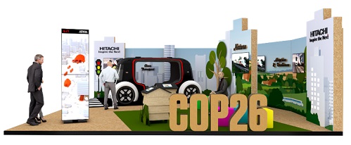 [image]The Hitachi Group's Booth at the COP26 Green Zone