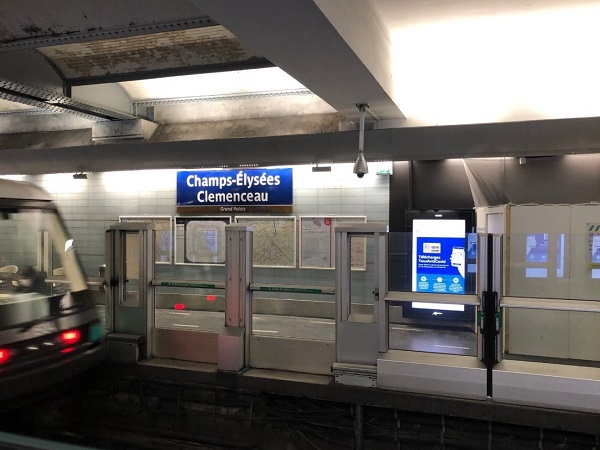 [image]Champs-Élysées Clemenceau station where Hitachi's maintenance team is based