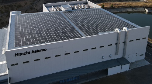 [image]Solar panels installed at Hitachi Astemo Hanshin