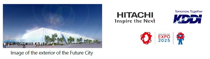[image](Left)Image of the exterior of the Future City,(Right)logo
