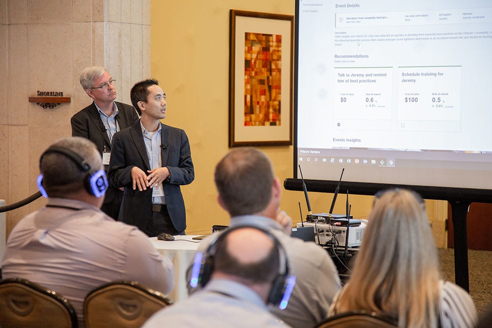 Hitachi Manufacturing solutions demo & showcase at Manufacturing Leadership Summit 2019