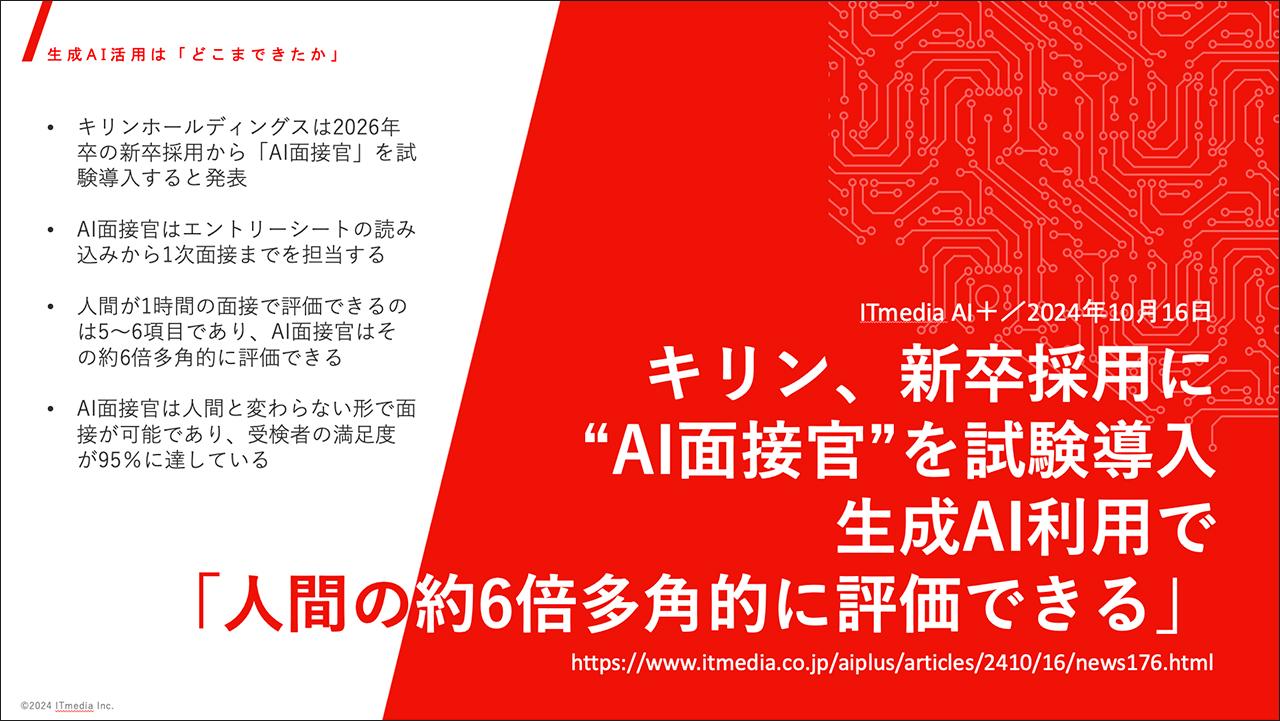 画像1: 生成AI活用はどこまできたか