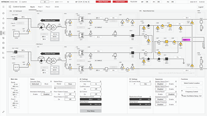 [11] Screenshot of Deblocked Converter Station Setup in RTE Laboratory’s Real-time Simulator in Lyon