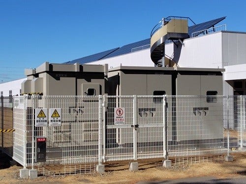 [image]Grid forming inverter equipment implemented at Narashino Works