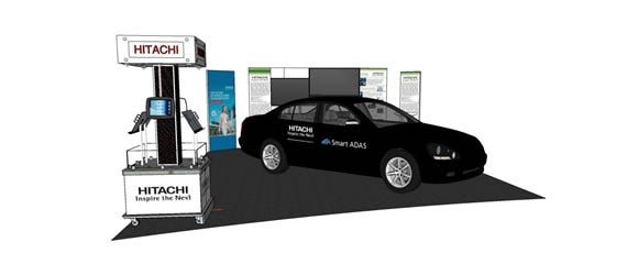 [image]Hitachi's AutoMobili-D Booth (AD01a)Autonomous Driving Community - PlanetM at Cobo Center
