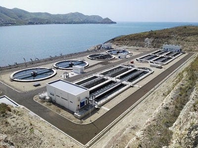 [画像]新設したジョイスベイ下水処理場(パプアニューギニア ポートモレスビー) 