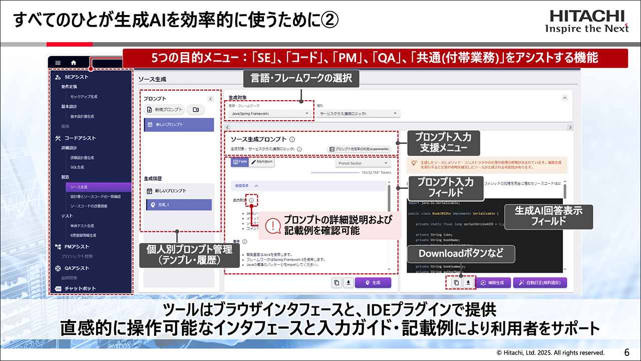 画像3: 生成AI活用・開発フレームワーク