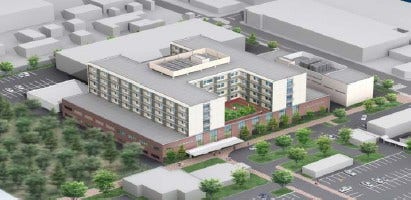 [画像]水戸総合病院新病院建屋イメージ図