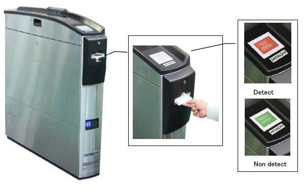 [image]Walk-through type explosives trace detection system