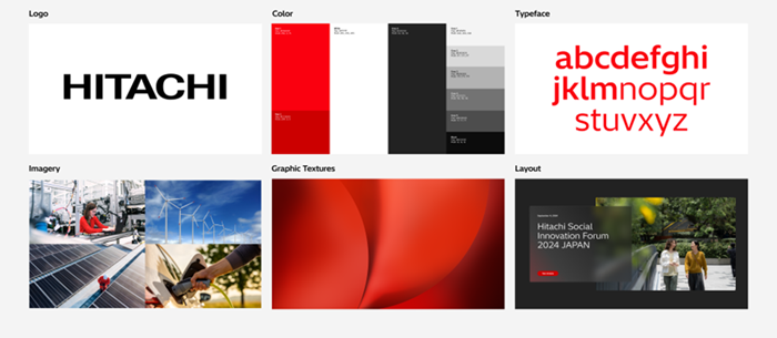 [image]Examples of Hitachi Group's new brand