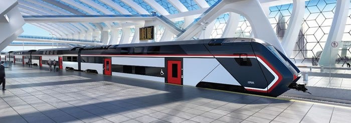 [画像]図:今回納入する2階建て車両(イメージ)