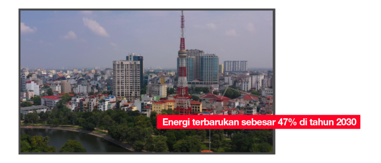 Vietnam wants to use renewable energy to generate 47% of its electricity by 2030.