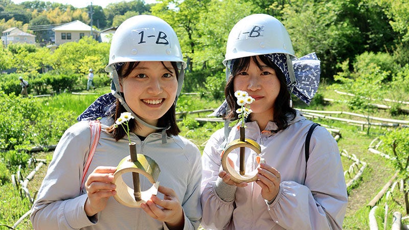 画像：完成！　お花はいただきました