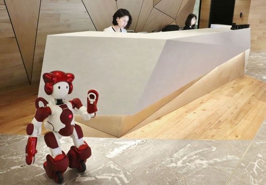 [画像]三菱地所新本社での実証実験のイメージ