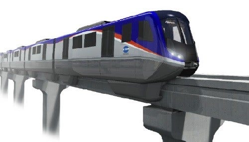 [画像]今回納入するモノレール車両(イメージ)