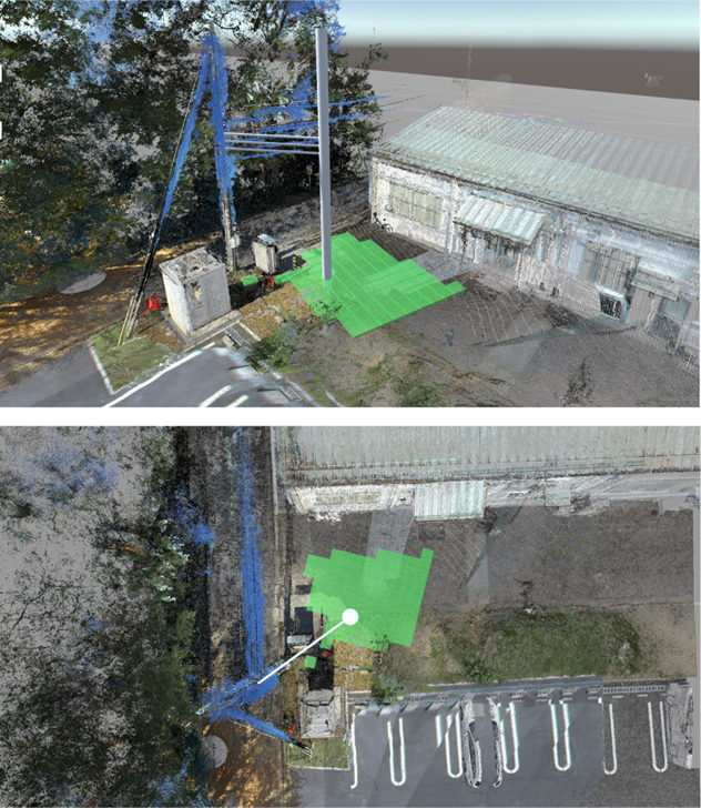 ［図5］電柱敷設における設計効率化技術