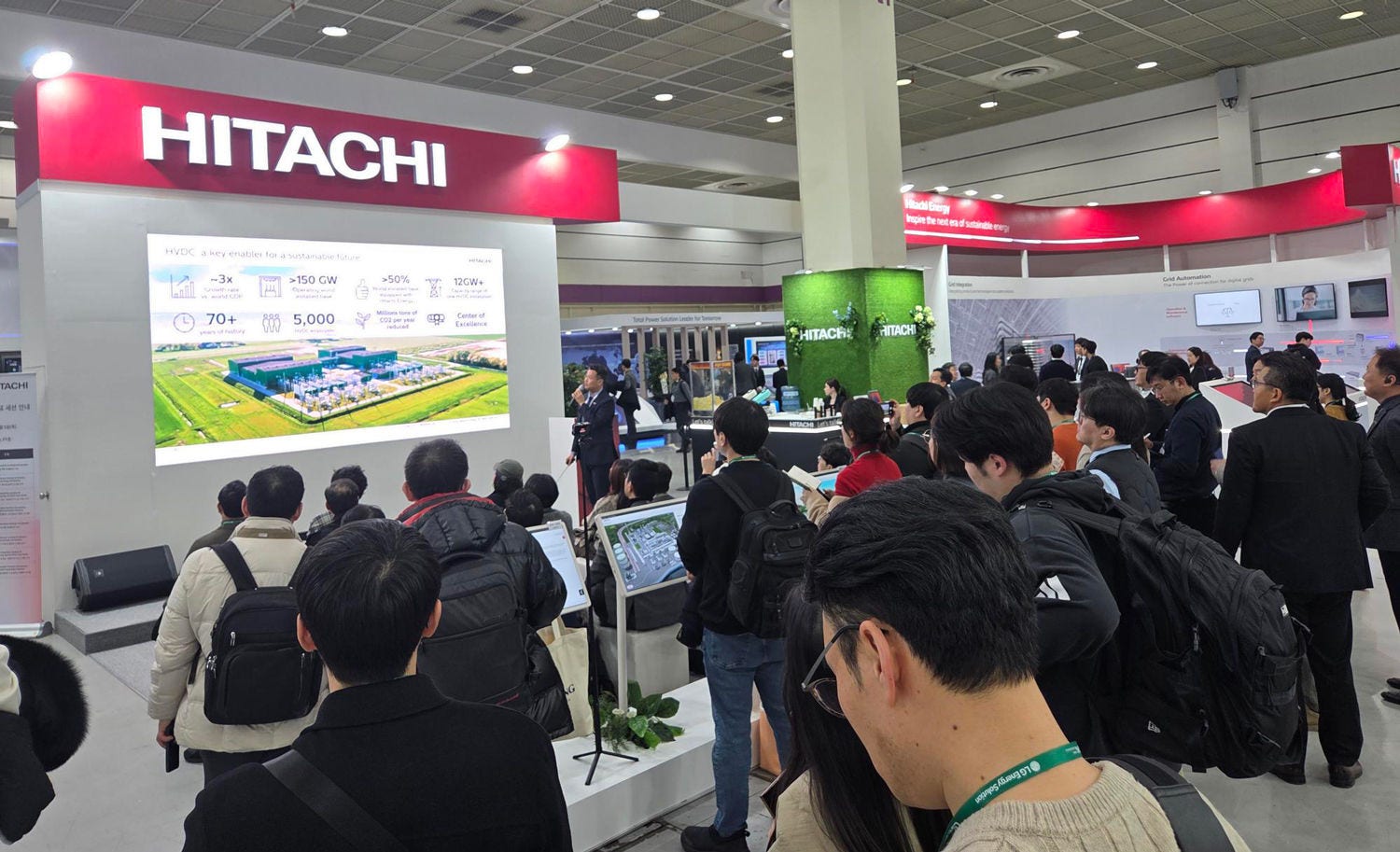 히타치에너지 부스현장 