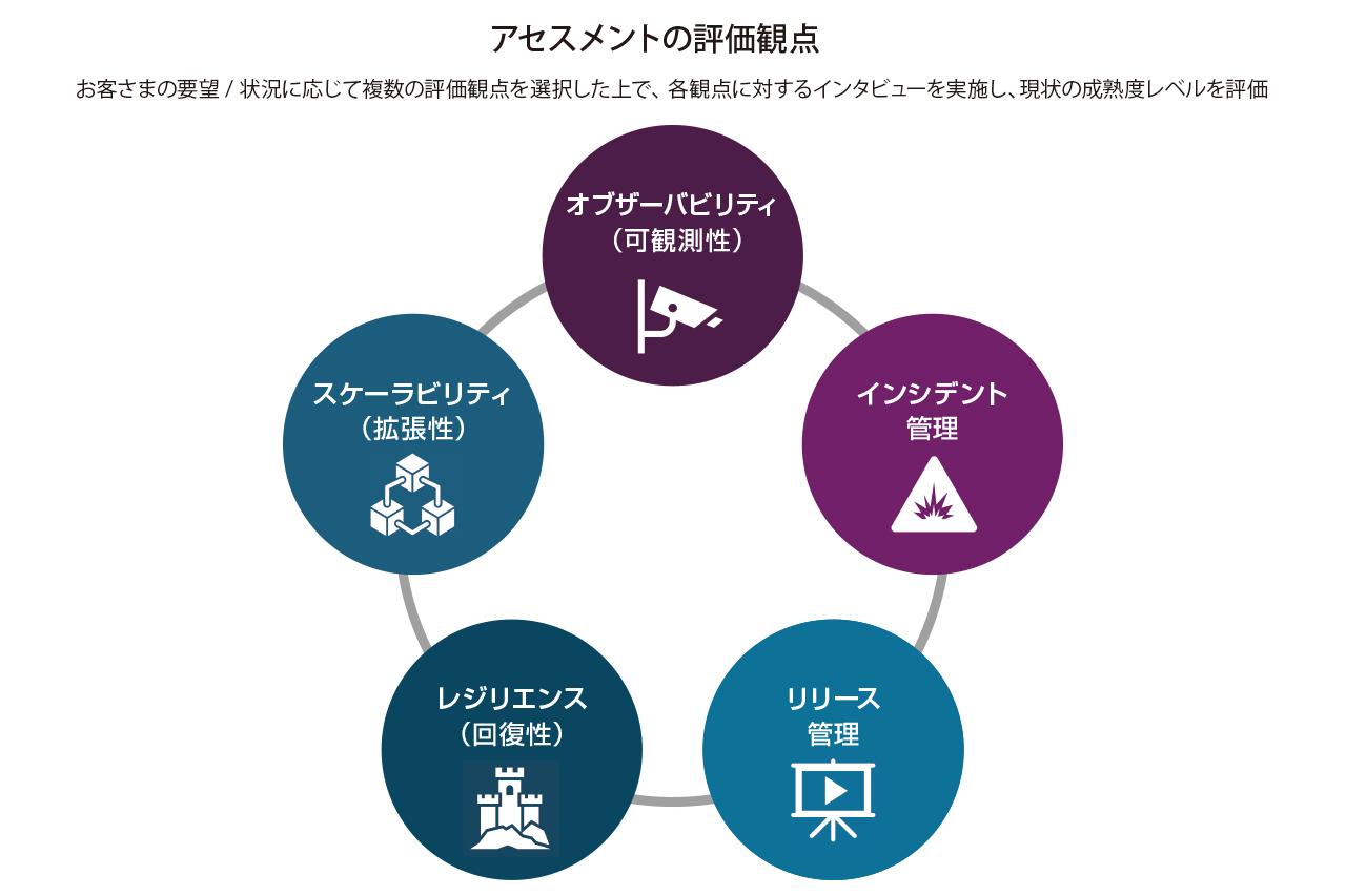 画像: アセスメントの5つの評価観点