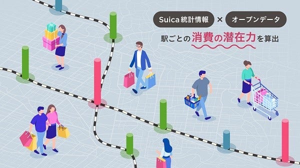 [画像]「駅カルテ 消費ポテンシャル」のイメージ図