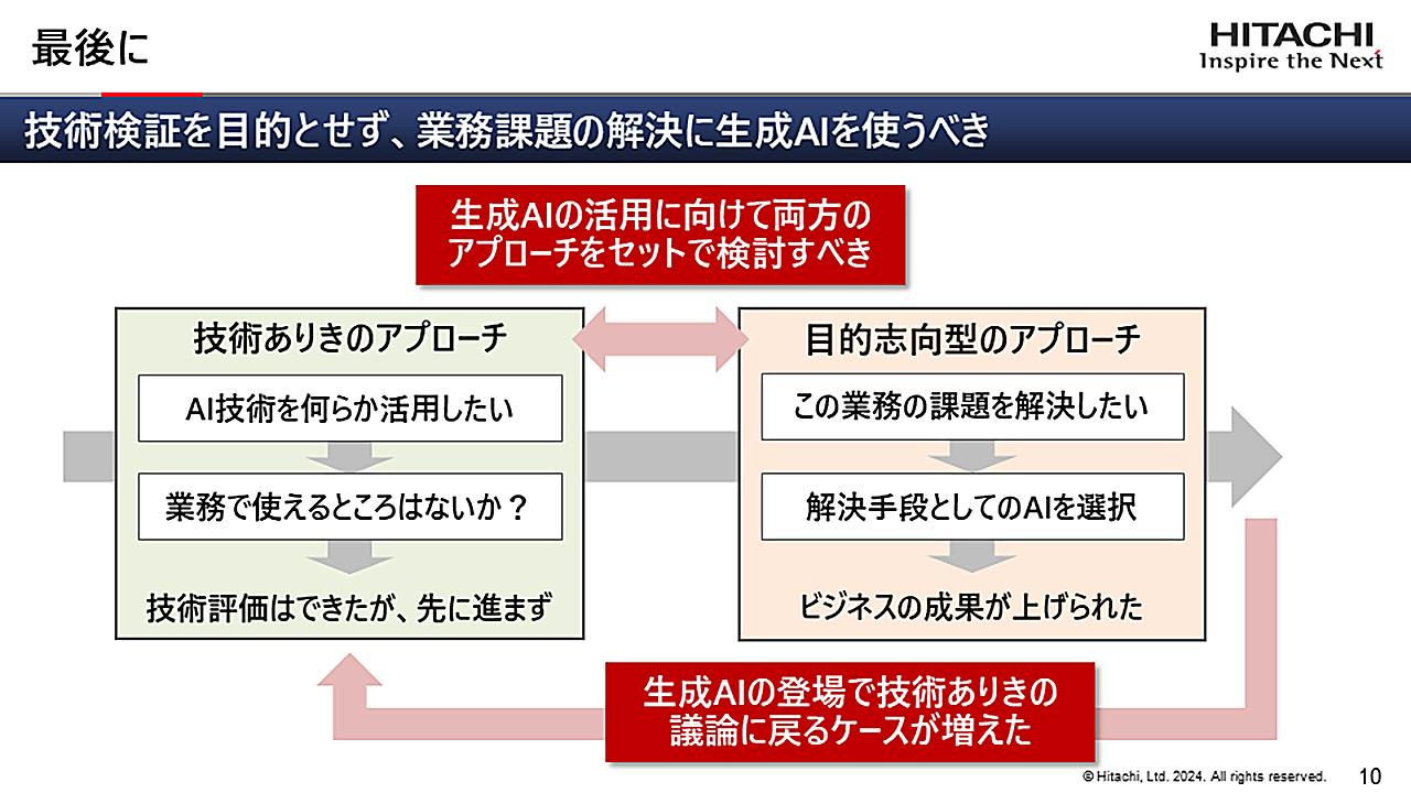 画像2: 「技術ありき」と「目的志向型」、2方向のアプローチをセットで