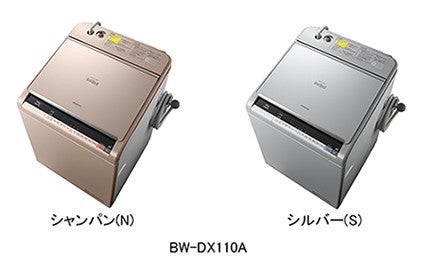 タテ型洗濯乾燥機「ビートウォッシュ」を発売：日立