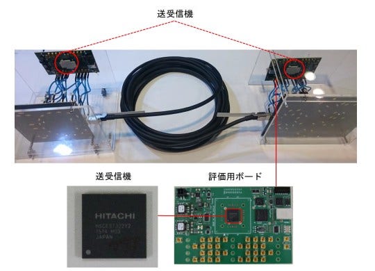[画像]試作した低消費電力送受信機