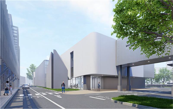 [4] Rendering Image of Proton Therapy Facility at Tokyo Metropolitan Cancer and Infectious Diseases Center Komagome Hospital