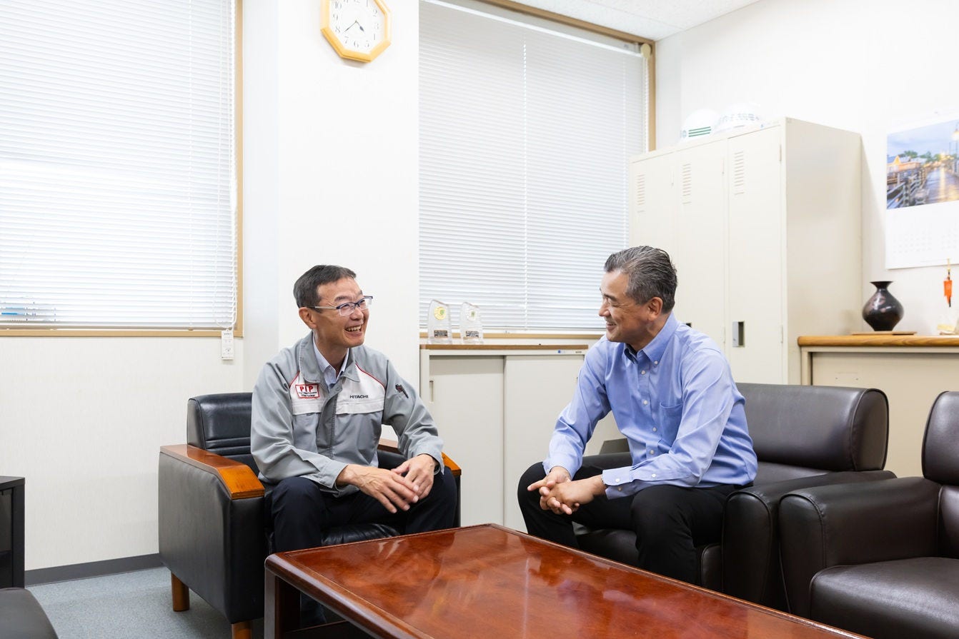 大平統括所長と松井氏
