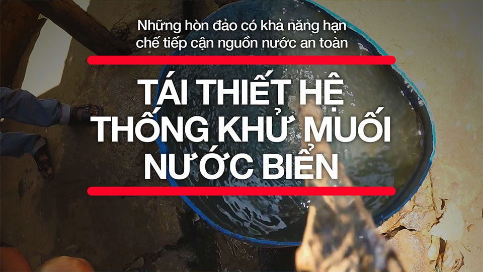 Hitachi đã tái phát triển công nghệ khử muối nước biển của mình để có thể triển khai nhanh chóng với nỗ lực thiết lập tối thiểu.