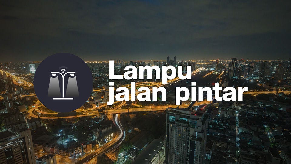 Lampu jalan pinter