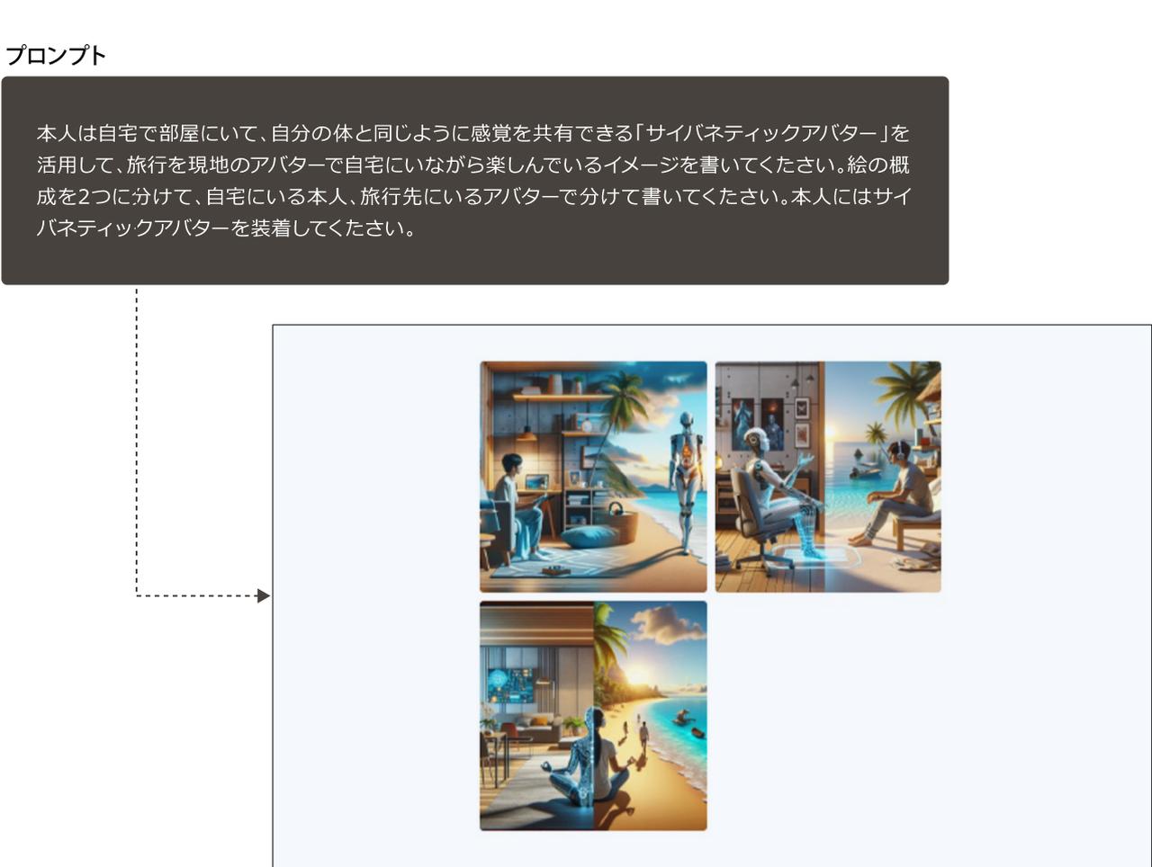 画像: 既存の素材にはない画像も、生成AIなら瞬時に生成してくれる。 ※記載の画像は実際に生成AIが生成したものです。