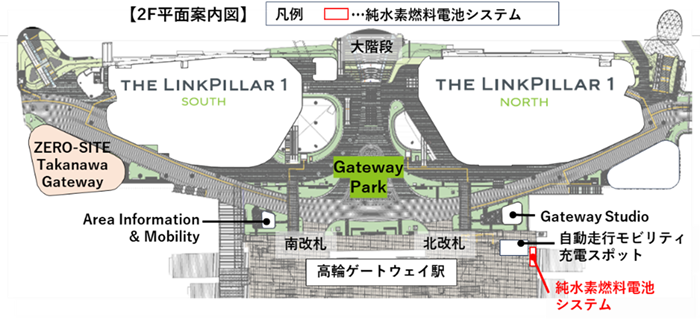[画像]設置箇所 : 高輪ゲートウェイ駅