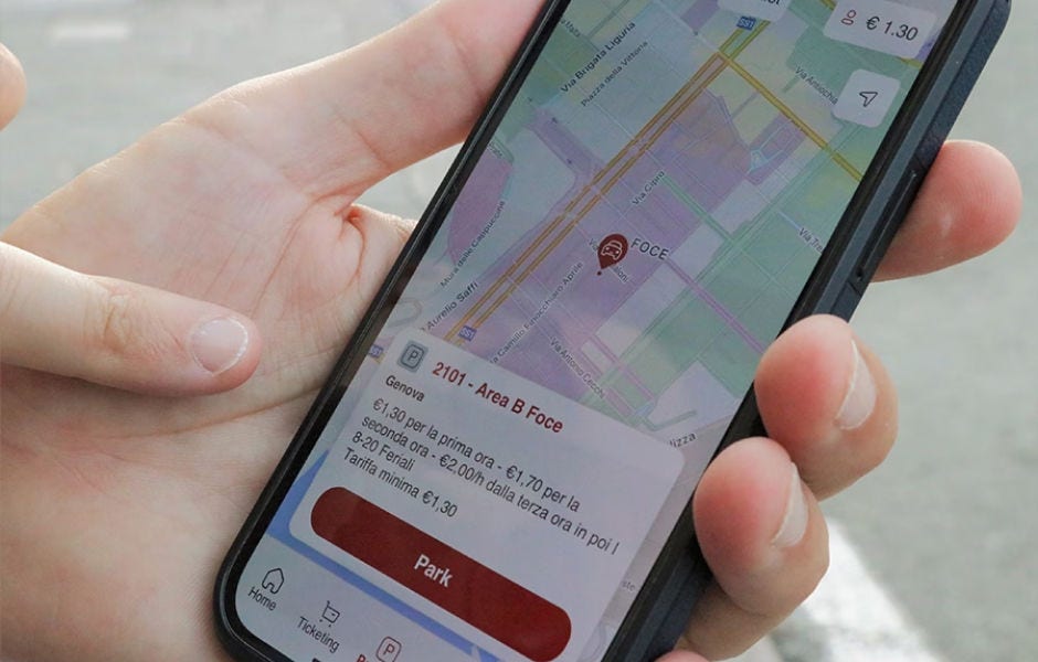 이용 가능한 공유 차량을 앱으로 확인할 수 있다.