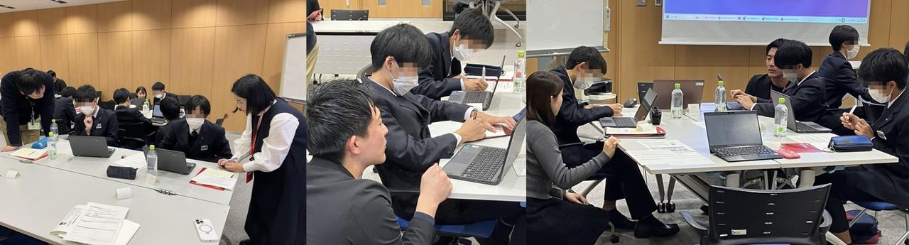 画像: 業務体験の様子
