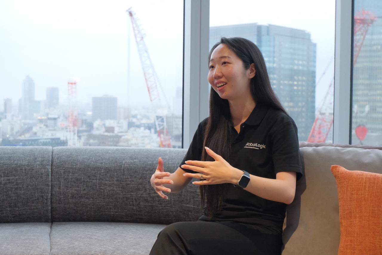 画像: 初田和子（GlobalLogic Japan株式会社 エンジニアリング部門 プロジェクトマネージャー）
