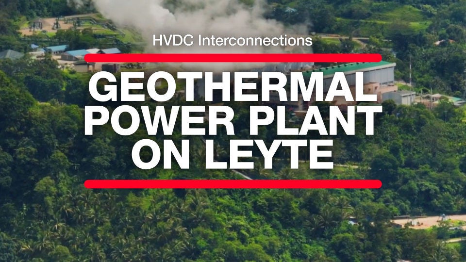 Hitachi is using HVDC Interconnections for a geothermal power plant on the island of Leyte.