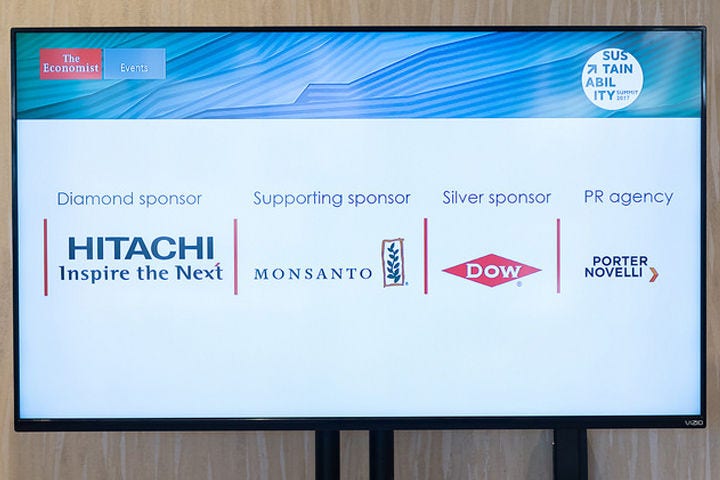 Hitachi at The Economist Sustainability Summit 2017