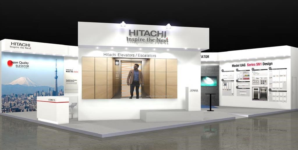 Hitachi booth Image