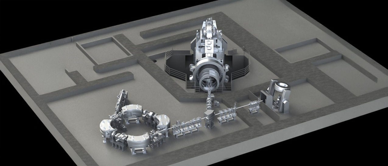 Proton therapy equipment combined with Hitachi’s 360° rotating gantry and Leo’s upright system