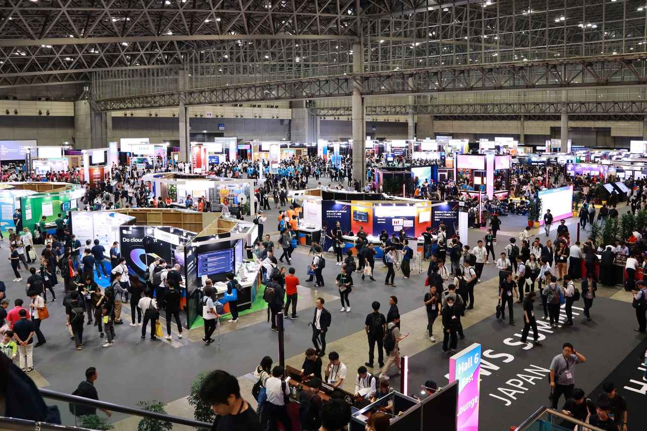 画像:Partner Solution Expoエリアの様子