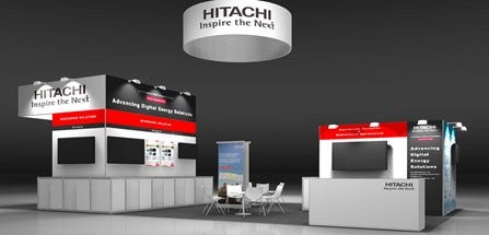 [画像]「DistribuTECH 2017」の日立ブース(イメージ)