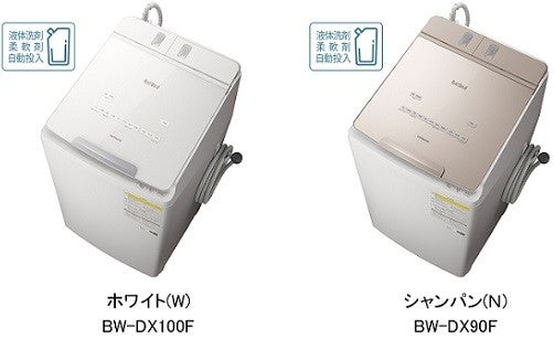 タテ型洗濯乾燥機「ビートウォッシュ」を発売：日立