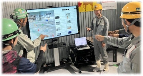 [画像]図2 本システムを活用したRKY活動実施の様子